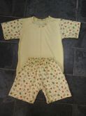 Pijaminha Curto Amarelo