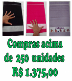250 Unidades de Toalhas